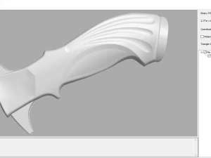 mah - knife handle h02 3D Model