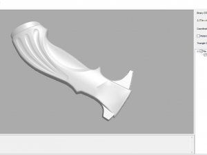 mah - knife handle h02 Modèle 3D