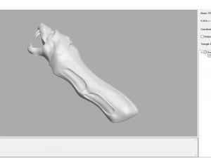 mah - knife handle h03 3D Model