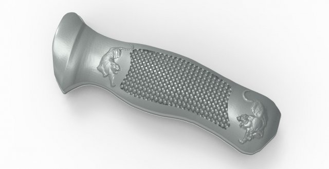 mah - knife handle h04 3D मॉडल .c4d .max .obj .3ds .fbx .stl .blend 