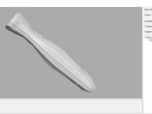 mah - knife handle h04 3D मॉडल