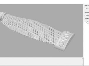 mah - knife handle i01 3D Модель