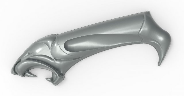 mah - knife handle i03 3D Model .c4d .max .obj .3ds .fbx .stl .blend 