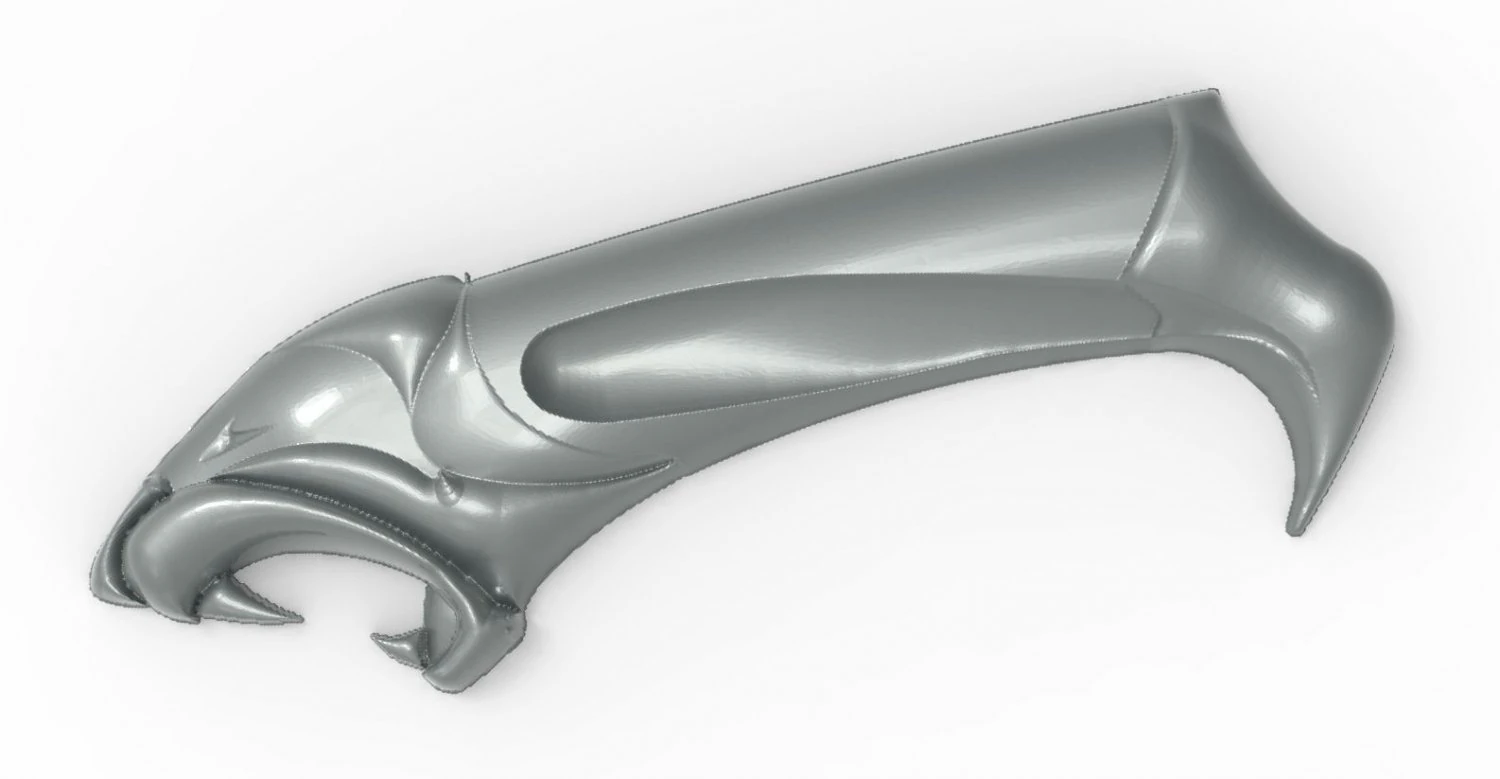 mah - knife handle i03 3D Model .c4d .max .obj .3ds .fbx .stl .blend 