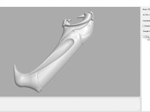 mah - knife handle i03 3D Model