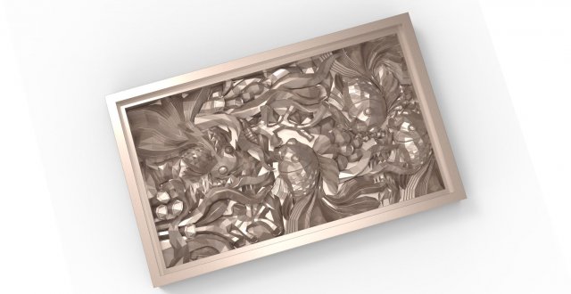 mah - panel j01 Model 3D .c4d .max .obj .3ds .fbx .stl .blend 