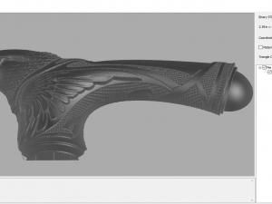 mah - cane-handle m03 3D Model