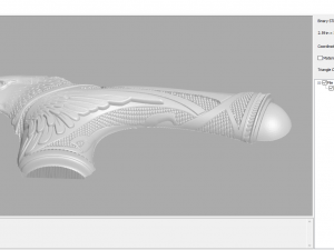 mah - cane-handle m03 3D Model