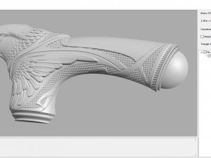 mah - cane-handle m03 3D Model