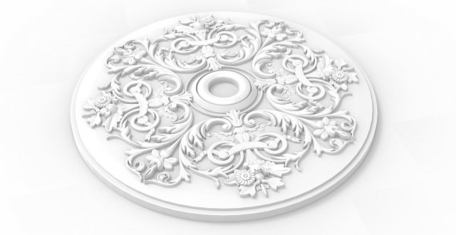mah - moulure n03 3D Model .c4d .max .obj .3ds .fbx .stl .blend 