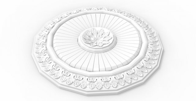 mah - moulure o03 3D Model .c4d .max .obj .3ds .fbx .stl .blend 
