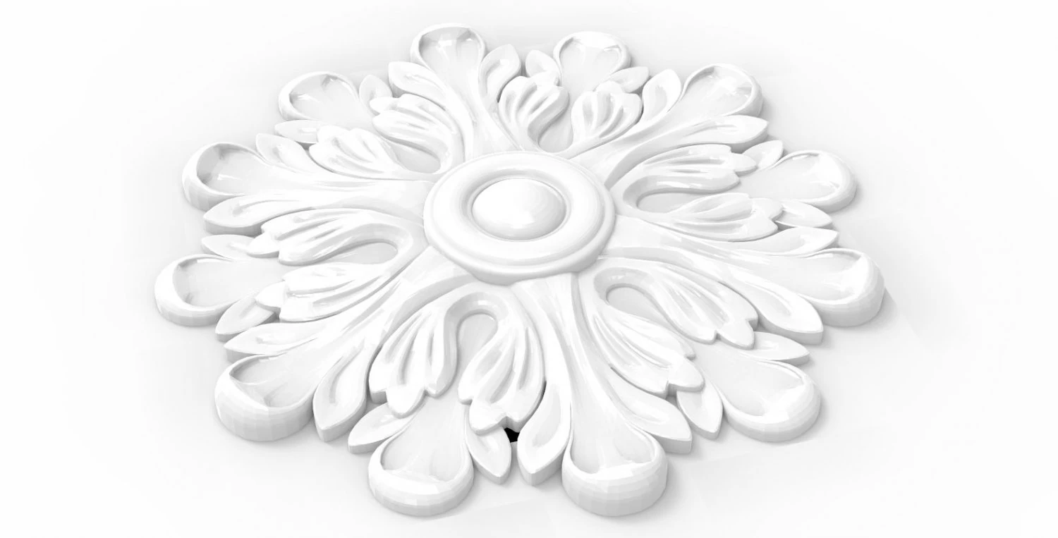 mah - moulure p01 3D Model .c4d .max .obj .3ds .fbx .stl .blend 