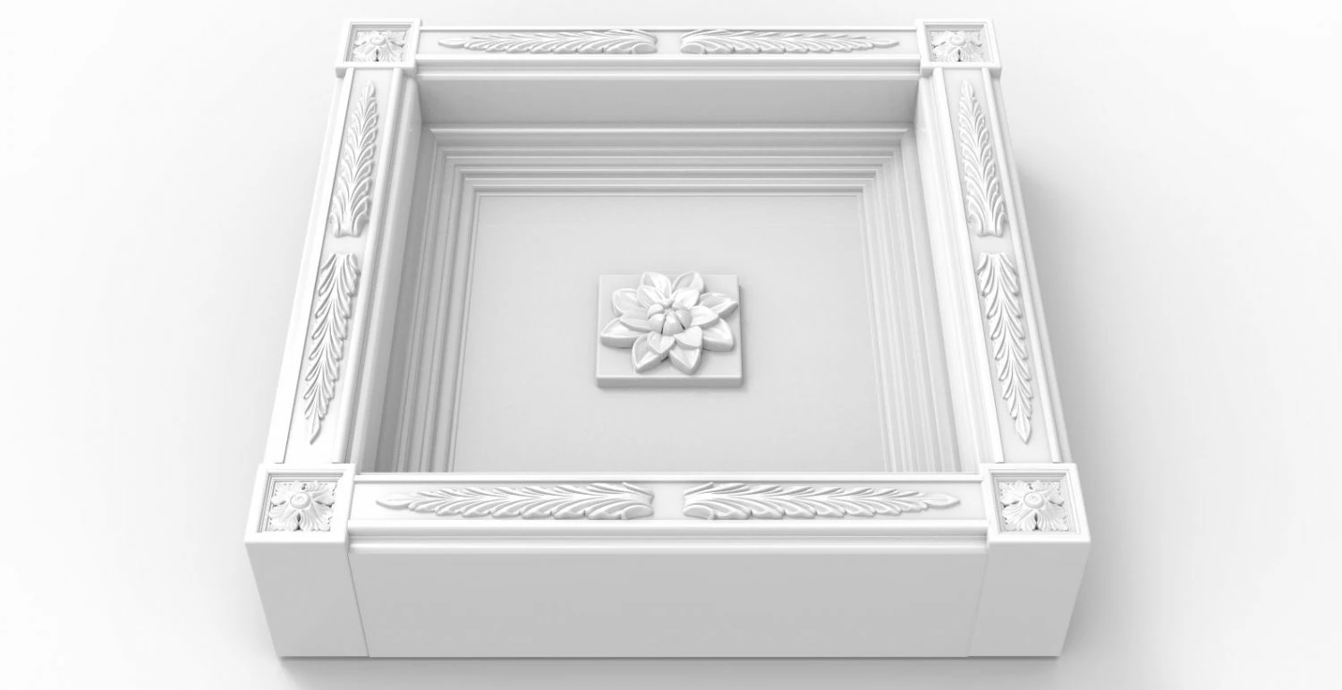 mah - moulure p02 3D Model .c4d .max .obj .3ds .fbx .stl .blend