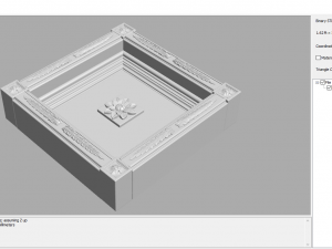 mah - moulure p02 Model 3D