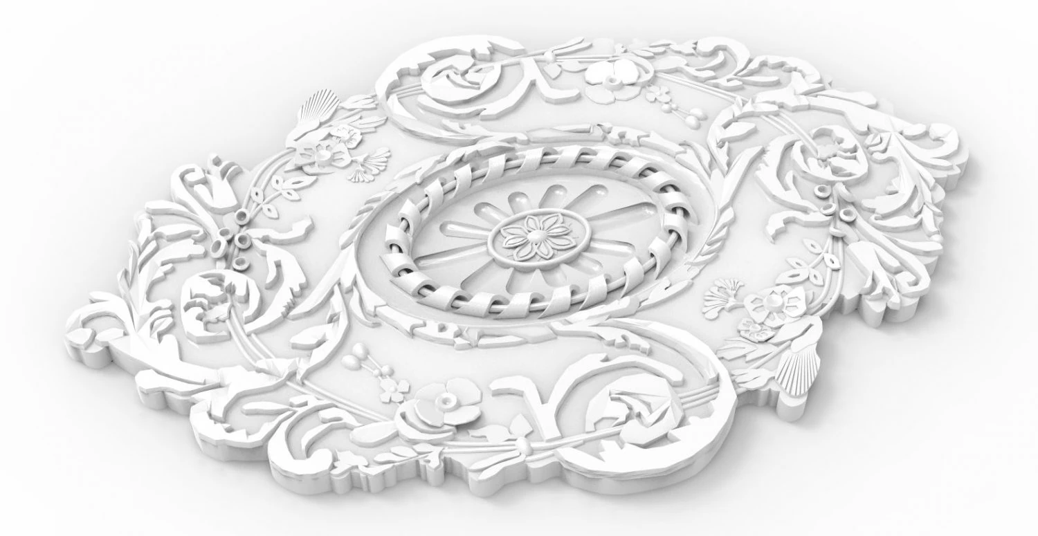 mah - moulure q03 3D Model .c4d .max .obj .3ds .fbx .stl .blend 
