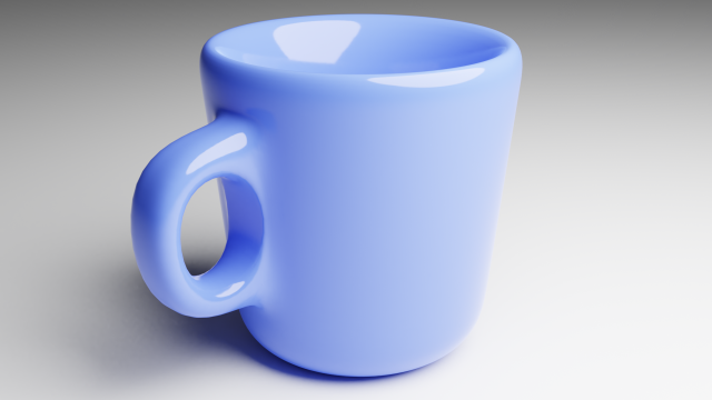 cup for kitchen Model 3D .c4d .max .obj .3ds .fbx .stl .blend 