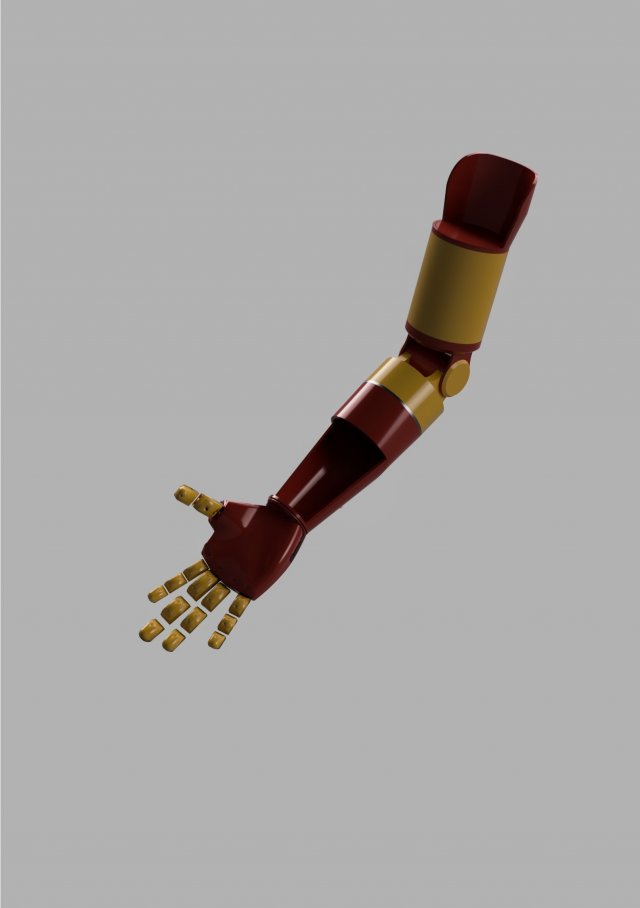 bionic hand Modelo de Impressão 3D .c4d .max .obj .3ds .fbx .stl .blend 