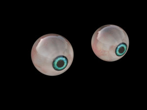 3d realistic human eye photorealistic model eyeball 3D 모델