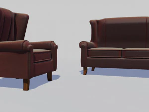 3d realistic chair 3D Model