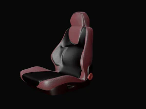 car racing seat 3D Model