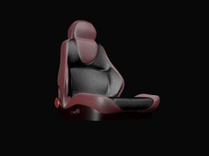 car racing seat 3D Model