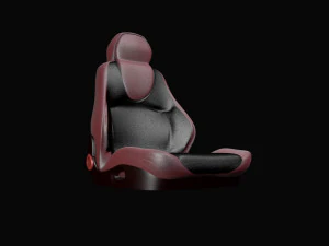 car racing seat 3D Model