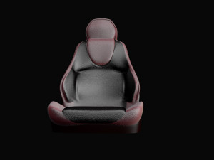 car racing seat 3D Model