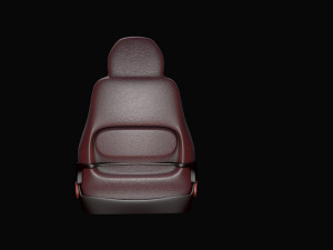 car racing seat 3D Model