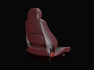 car racing seat 3D Model