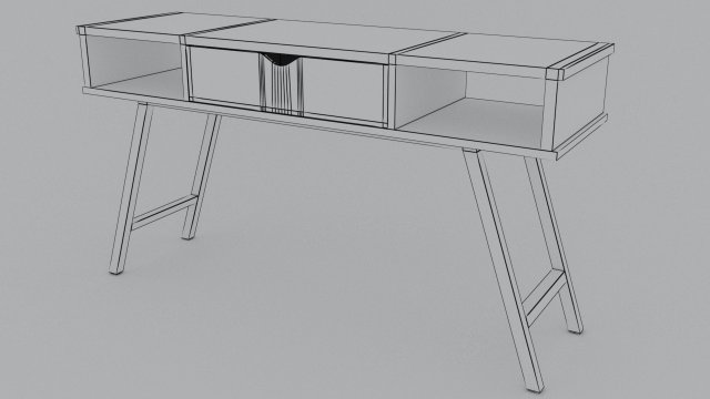 desk1 3D-Modell .c4d .max .obj .3ds .fbx .stl .blend 