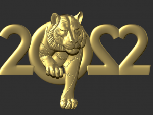 Tiger 3D-printmodel