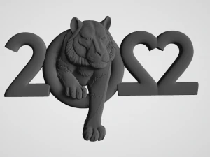 Tiger 3D Print Model