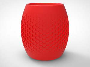 honeycomb vase Modelo 3D