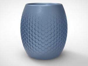 honeycomb vase 3D मॉडल