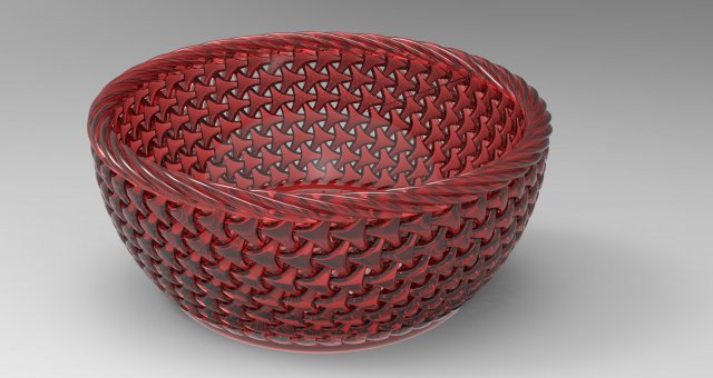 fruit basket 3D Print Model .c4d .max .obj .3ds .fbx .stl .blend 