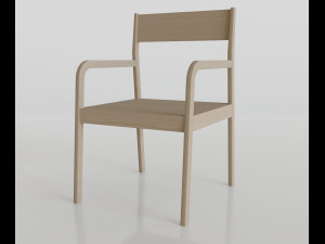 american armchair 3D 模型