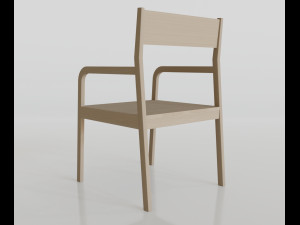 american armchair Modèle 3D