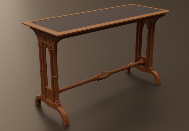 antiques console 3Dモデル .c4d .max .obj .3ds .fbx .stl .blend 