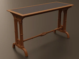 антикварная консоль 3D Модель