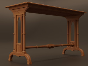 antiques console 3Dモデル