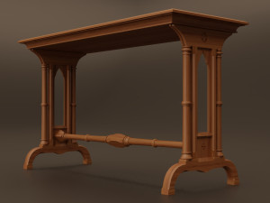 antiques console 3Dモデル