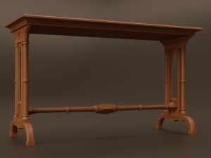 antiques console 3Dモデル