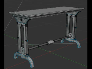 antiques console 3D Model