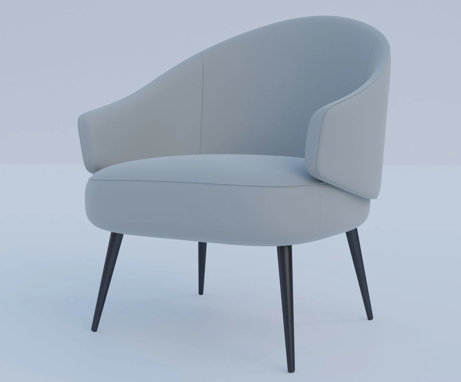 charlotte chair 3D Model .c4d .max .obj .3ds .fbx .stl .blend 