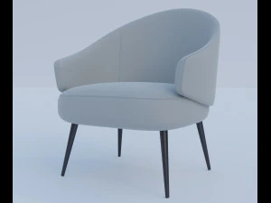 Шарлотта стул 3D Модель