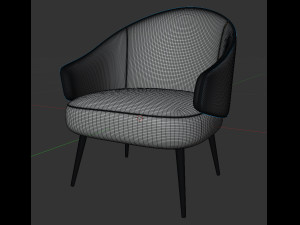 charlotte chair 3D 모델