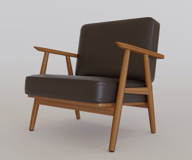 leisure chair 3D Модель .c4d .max .obj .3ds .fbx .stl .blend