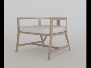 modern armchair 3Dモデル