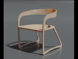 p narin dining chair 3Dモデル
