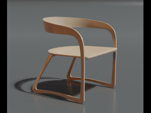 p narin dining chair 3D मॉडल